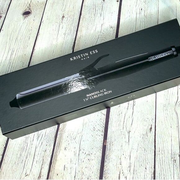 NWT Kristin Ess NanoBlack Curling Iron (1.25”) in its gorgeous box - Picture 2 of 16